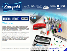 Tablet Screenshot of kompakt-trading.com